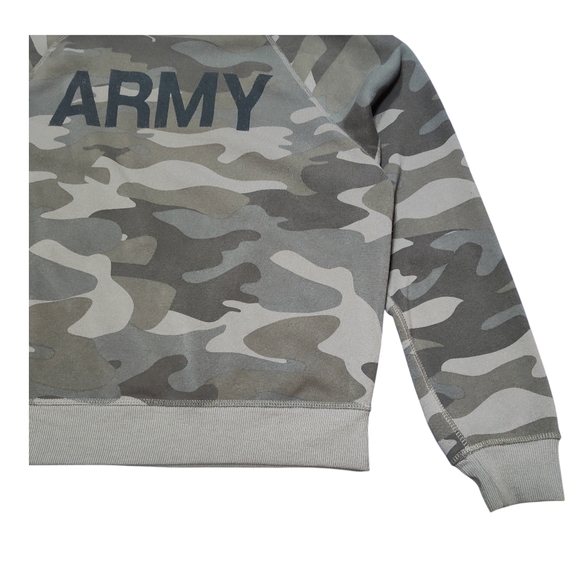 U.S. Army Graphic Sweatshirt Womens Size Small - Green Camo - Picture 4 of 7